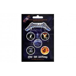 Metallica Button Badges 5 Komada BADGE